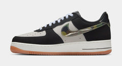 Air Force 1 Low Camo Swoosh Mens Lifestyle Shoes (White/Gum Medium Brown/Summit White/Black)