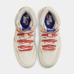 Air Jordan 1 Retro High OG Rare Air Cinnabar Womens Lifestyle Shoes (Sail/Cinnabar/Light Bone)