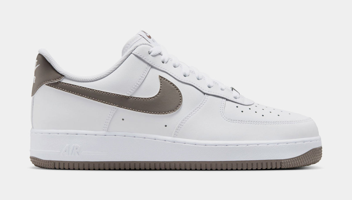 Air Force 1 Mens Lifestyle Shoes (White/Cave Stone)