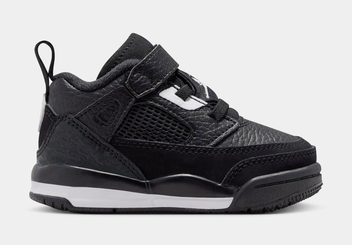 Spizike Low Infant Toddler Basketball Shoes (Black/White/White/Anthracite)