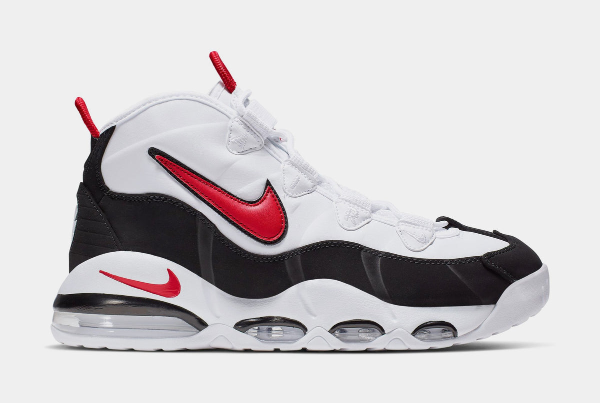 Air Max Uptempo 95 Mens Lifestyle Shoes (White/University Red/Black) Final Sale
