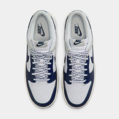 Dunk Low Mens Lifestyle Shoes (White/Midnight Navy/Photon Dust)