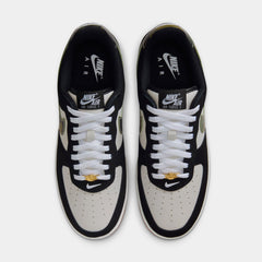 Air Force 1 Low Camo Swoosh Mens Lifestyle Shoes (White/Gum Medium Brown/Summit White/Black)
