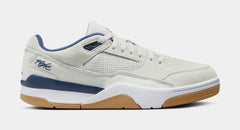 Flight Court Mens Basketball Shoes (Neutral Grey/Midnight Navy/White)