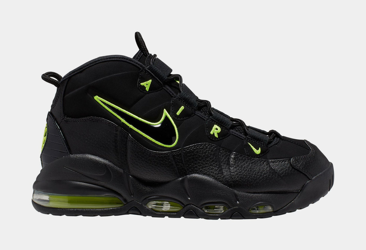 Air Max Uptempo 95 Black Volt  Mens Basketball Shoes (Black/Volt)