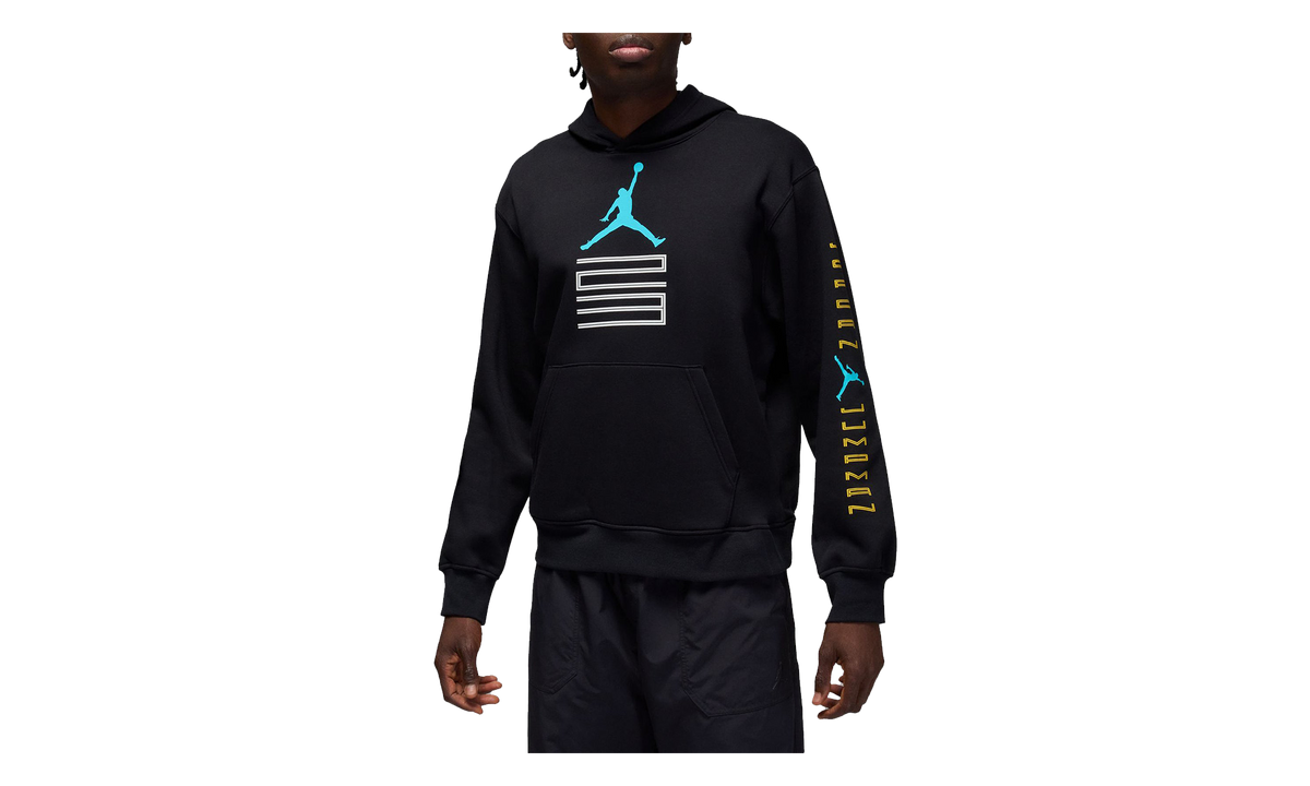 Jordan AJ11 Gamma Fleece Pullover Hoodie "Black" IQ6970 010
