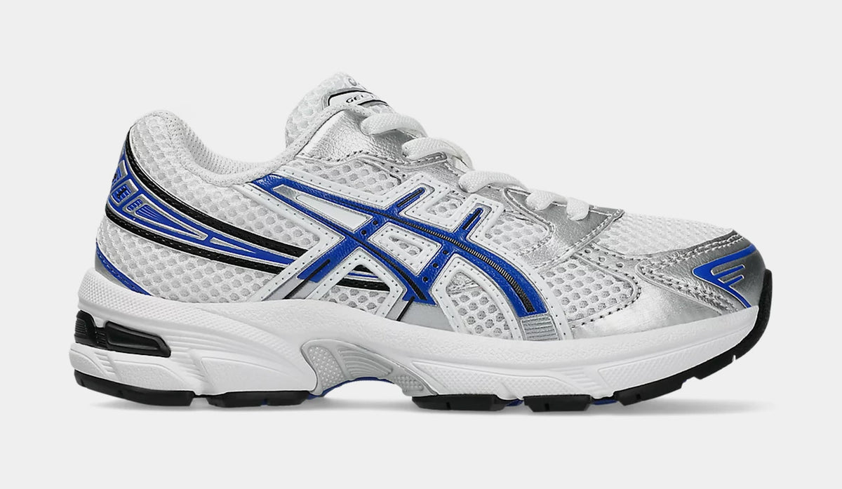 Gel 1130 Preschool Running Shoes (White/Asics Blue)