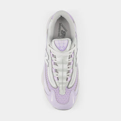 1000 Grade School Running Shoes (Bright Lavender/Silver Metallic)