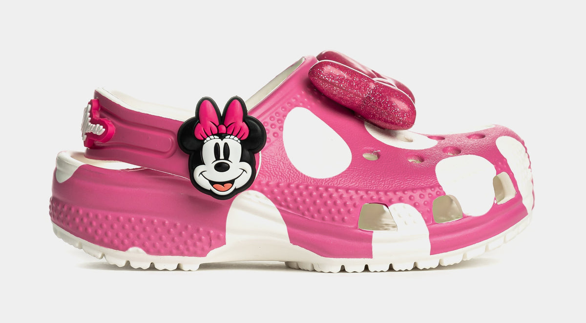 Disney Minnie Mouse And Friends Classics Clog Infant/Toddler Lifestyle Sandals (Pink/White)