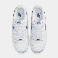 Air Force 1 '07 LV8 Mens Lifestyle Shoes (White/Deep Royal Blue)
