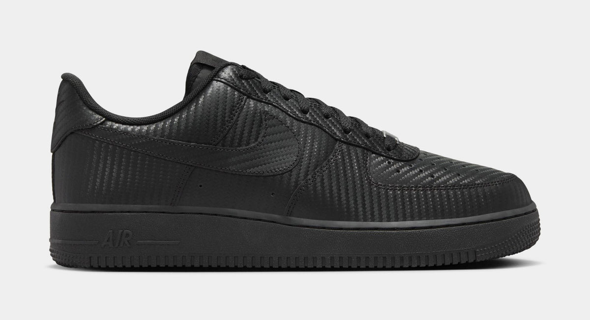 Air force 1 '07 Black Carbon Fiber Mens Lifestyle Shoes (Black/Black)
