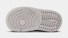 Air Jordan 1 Mid SE Infant Toddler Lifestyle Shoes (Photon Dust/Blue Chill/Flat Pewter/Black)