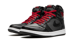 Air Jordan 1 Retro High OG "Black Satin/Gym Red" 555088 060