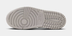 Air Jordan 1 Mid SE Preschool Lifestyle Shoes (Photon Dust/Flat Pewter/Black/Blue Chill)
