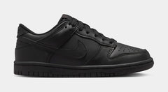 Dunk Low Grade School Lifestyle Shoes (Black/Black/Black)