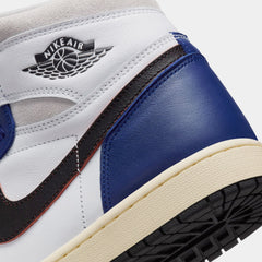 Air Jordan 1 Retro High OG Rare Air Deep Royal Blue Mens Lifestyle Shoes (White/Black/Neutral Grey/Deep Royal Blue)