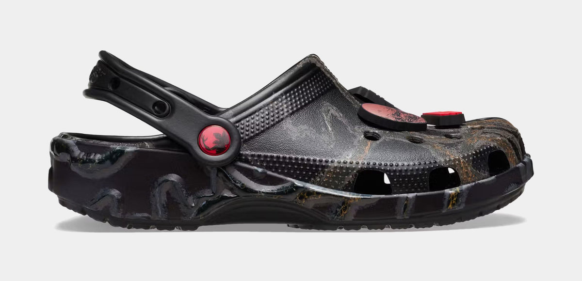 Stranger Things Classic Clog Mens Sandals (Black/Red)