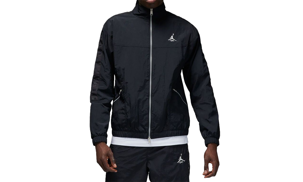 Jordan Essentials Warmup Jacket "Black / Black / Sail" FB7294 010