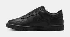 Dunk Low Grade School Lifestyle Shoes (Black/Black/Black)