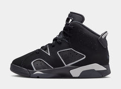 Air Jordan 6 Retro Cap And Gown Preschool Lifestyle Shoes (Black/Reflect Silver/Black) Free Shipping