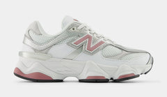 9060 Grade School Lifestyle Shoes (White/Pink)