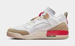 Spizike Low Mens Lifestyle Shoes (White/Desert Camo/Sail/Fire Red)