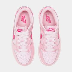 Dunk Low Triple Pink Preschool Lifestyle Shoe (Pink)