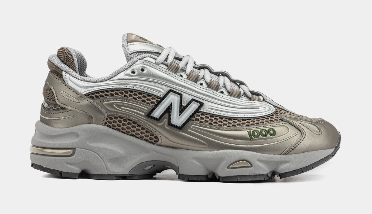 1000 Mens Running Shoes (Arid Stone/Light Silver Metallic/Dark Alpine Green)