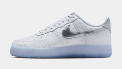 Air Force 1 Mens Lifestyle Shoes (White/Chrome/Blue Tint/Pure Platinum)