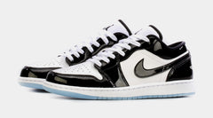 Air Jordan 1 Low Concord Mens Lifestyle Shoes (Black/White) Free Shipping