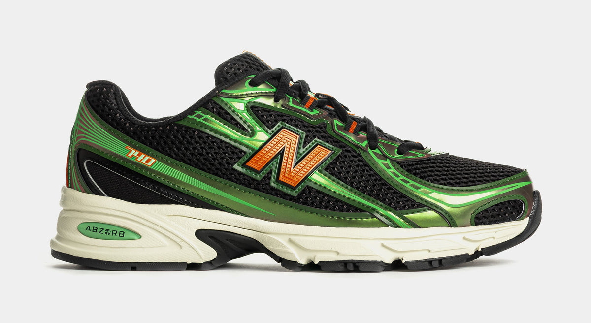 Shoe Palace Exclusive New Balance 740 Mens Lifestyle Shoes (Green/Black)