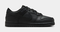 Dunk Low Preschool Lifestyle Shoes (Triple Black)