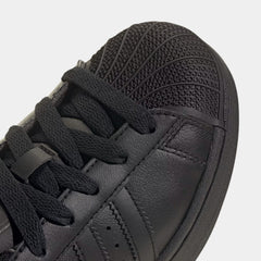 Superstar II Grade School Lifestyle Shoes (Black)