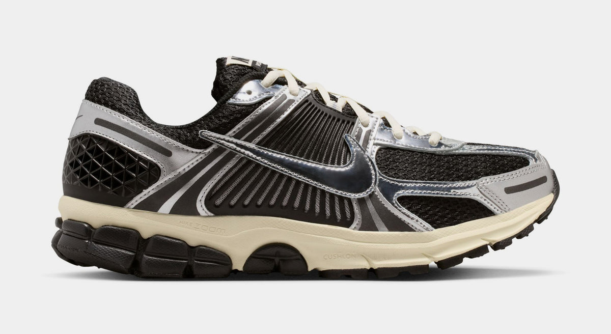 Zoom Vomero 5 Mens Running Shoes (Black/Chrome/Metallic Silver)