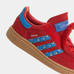Disney Handball Spezial Comfort Closure Elastic Lace Infant Toddler Lifestyle Shoes (Red/Lucid Ray Blue/Gum)