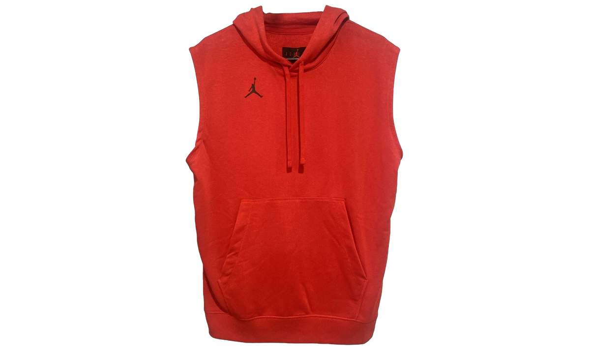 Air Jordan Sleeveless Fleece French Terry Dri Fit Hoodie "Red" DQ7946 694