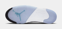 Air Jordan 5 Retro Grape Mens Lifestyle Shoes (White/New Emerald/Grape Ice/Black)