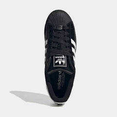 Superstar II Patent Leather Mens Lifestyle Shoes (Black/White/Black)