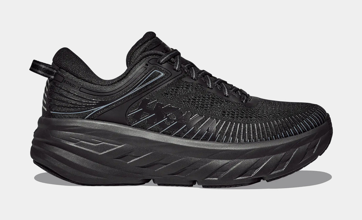 Bondi 7 Mens Running Shoes (Black/Black)