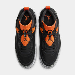 Spizike Low Mens Basketball Shoes (Black/Starfish/White)