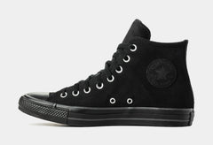 Chuck Taylor All Star High Black Suede Mens Lifestyle Shoes (Charm Black)