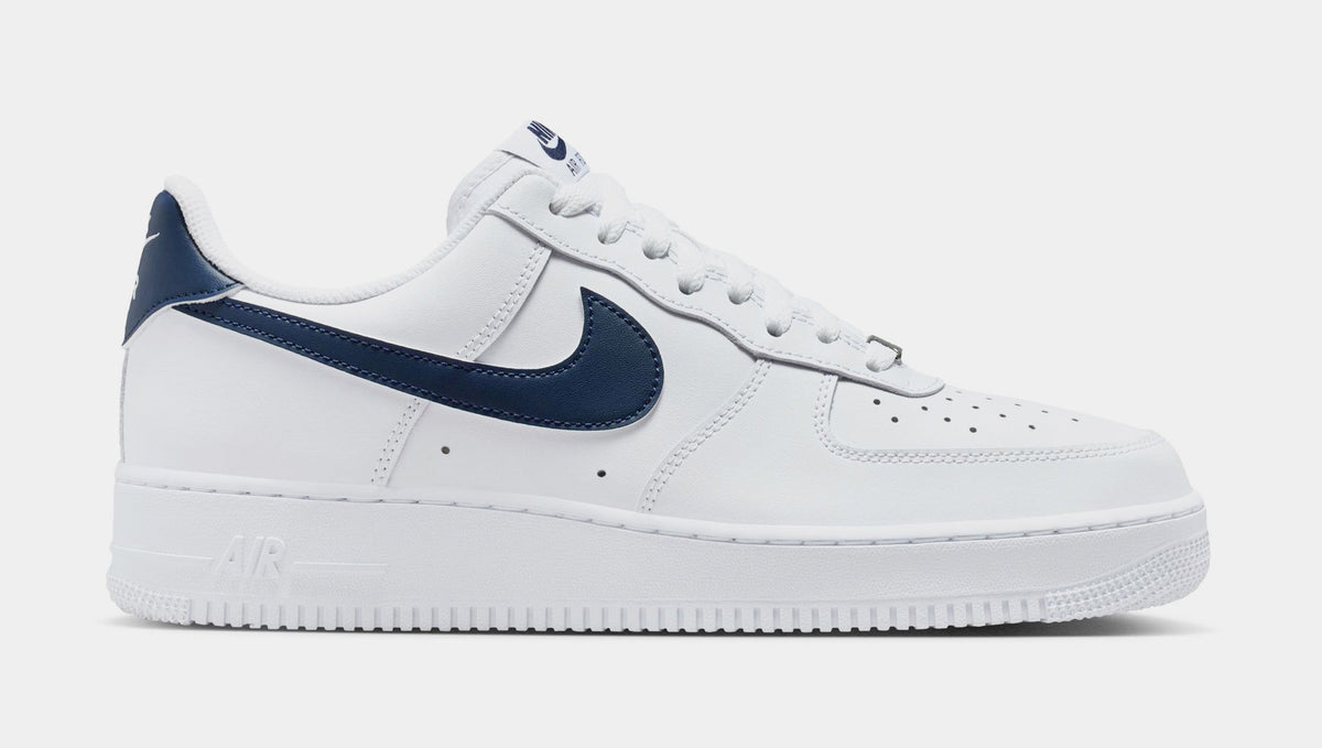 Air Force 1 07 Mens Lifestyle Shoes (White/College Navy)