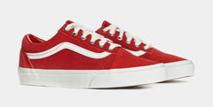 Old Skool Pop Lace Womens Lifestyle Shoes (Red/White)