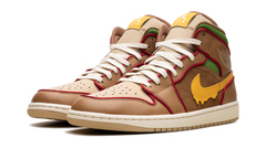 Jordan 1 Mid SE "Cheeseburger" IB7403 224