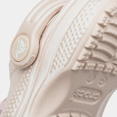 Classic Clog Shimmer Infant Toddler Sandals (Pink)