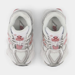 9060 Bungee Infant Toddler Lifestyle Shoes (New Balance White/Rosewood)