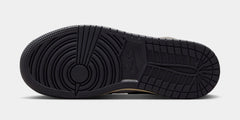 Air Jordan 1 Mid SE Grade School Lifestyle Shoes (White/Cave Stone/Dark Sulfur/Oil Grey)