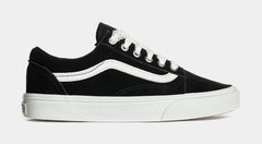 Old Skool Pop Lace Womens Lifestyle Shoes (Black/White)