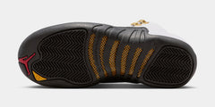 Air Jordan 12 Retro Taxi Grade School Lifestyle Shoes (White/Black Taxi)