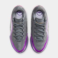 Lebron XXIII Bubble Boy Grade School Basketball Shoes (Cool Grey/Black/Metallic Silver)